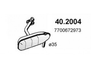 ASSO 40.2004 priekinis duslintuvas 
 Išmetimo sistema -> Duslintuvas
7700588499, 7700672973, 7701366355