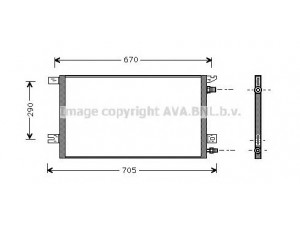 AVA QUALITY COOLING CT5024 kondensatorius, oro kondicionierius
52462786, 52473615