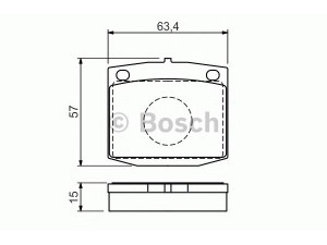 BOSCH 0 986 494 542 stabdžių trinkelių rinkinys, diskinis stabdys 
 Techninės priežiūros dalys -> Papildomas remontas
41060 W5625, 41060 W5627