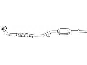 AKS DASIS SG22156 katalizatoriaus keitiklis