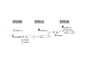 VENEPORTE 330038 išmetimo sistema