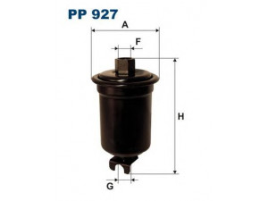 FILTRON PP927 kuro filtras 
 Filtrai -> Kuro filtras
23300-87729-000, 2330087729, 2330087731