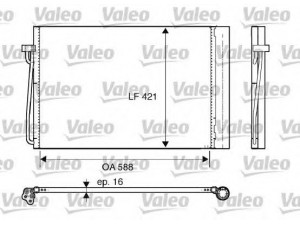 VALEO 817850 kondensatorius, oro kondicionierius 
 Oro kondicionavimas -> Kondensatorius
64 50 2 282 939, 64 50 8 379 885