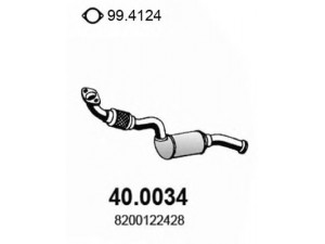 ASSO 40.0034 katalizatoriaus keitiklis 
 Išmetimo sistema -> Katalizatoriaus keitiklis
18301728659, 7700425494, 7700431818