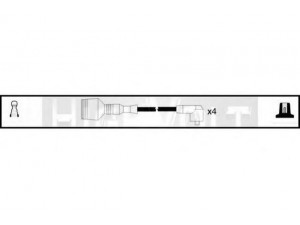 STANDARD OEF427 uždegimo laido komplektas 
 Kibirkšties / kaitinamasis uždegimas -> Uždegimo laidai/jungtys
46400418