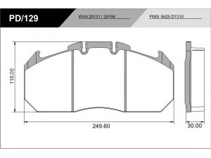 FRAS-LE PD/129-K09_HD PRO stabdžių trinkelių rinkinys, diskinis stabdys 
 Techninės priežiūros dalys -> Papildomas remontas
81508205072, 81508205080, 81508206041