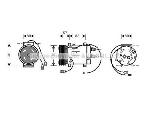 AVA QUALITY COOLING AIK006 kompresorius, oro kondicionierius 
 Oro kondicionavimas -> Kompresorius/dalys
8D0260805E