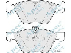 APEC braking PAD1393 stabdžių trinkelių rinkinys, diskinis stabdys
0024204520