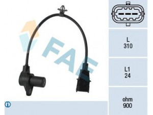 FAE 79354 jutiklis, alkūninio veleno impulsas; impulso jutiklis, smagratis 
 Elektros įranga -> Jutikliai
39180-2A400, 39180-2A500, 39180 2A500