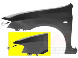 VAN WEZEL 1626655 sparnas 
 Kėbulas -> Transporto priemonės priekis -> Sparnas/montavimo dalys
0046762219, 46762219