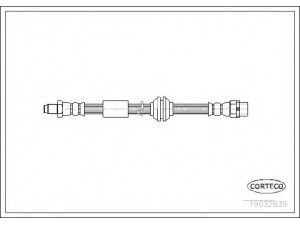 CORTECO 19032839 stabdžių žarnelė 
 Stabdžių sistema -> Stabdžių žarnelės
34306763682