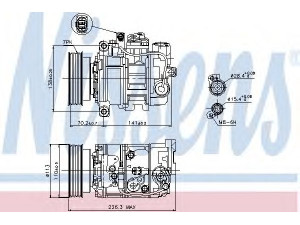 NISSENS 89237 kompresorius, oro kondicionierius 
 Oro kondicionavimas -> Kompresorius/dalys
3B0820803A, 3B0820803B, 3B0820803C