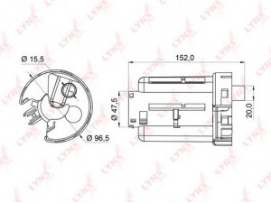 LYNXauto LF-365M kuro filtras 
 Filtrai -> Kuro filtras
MR526974