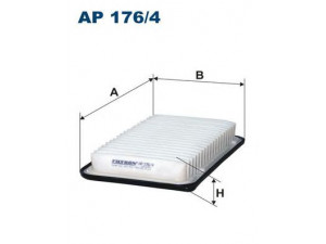 FILTRON AP176/4 oro filtras 
 Techninės priežiūros dalys -> Techninės priežiūros intervalai
4710951, 13780-73KA0-000, 13780-83G00