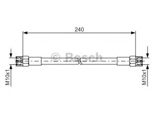 BOSCH 1 987 476 224 stabdžių žarnelė 
 Stabdžių sistema -> Stabdžių žarnelės
443 611 775 A, 268705, 000 428 26 35