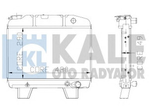 KALE OTO RADYATÖR 117700 radiatorius, variklio aušinimas 
 Aušinimo sistema -> Radiatorius/alyvos aušintuvas -> Radiatorius/dalys
1300.B2, 130092, 130149, 130150