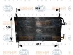 HELLA 8FC 351 037-111 kondensatorius, oro kondicionierius 
 Oro kondicionavimas -> Kondensatorius
96265216, D96265216