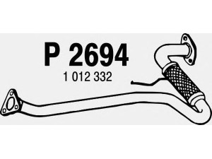 FENNO P2694 išleidimo kolektorius 
 Išmetimo sistema -> Išmetimo vamzdžiai
1012332, 1029680, 1053106, 1492219