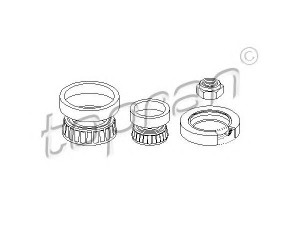 TOPRAN 103 274 rato guolio komplektas 
 Ašies montavimas/vairavimo mechanizmas/ratai -> Rato stebulė/montavimas -> Rato guolis
251 498 625AS