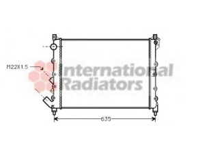VAN WEZEL 43002164 radiatorius, variklio aušinimas 
 Aušinimo sistema -> Radiatorius/alyvos aušintuvas -> Radiatorius/dalys
7700821910, 7701038237