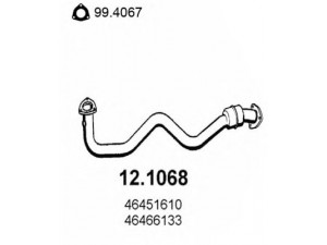 ASSO 12.1068 išleidimo kolektorius 
 Išmetimo sistema -> Išmetimo vamzdžiai
46420431, 46451610, 46466133, 46520066
