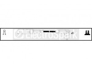 STANDARD OEK612 uždegimo laido komplektas 
 Kibirkšties / kaitinamasis uždegimas -> Uždegimo laidai/jungtys
021 905 409 A, 021 905 409 F, 021 905 409 J