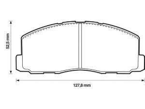 BENDIX 572295B stabdžių trinkelių rinkinys, diskinis stabdys 
 Techninės priežiūros dalys -> Papildomas remontas
MB316168, MB366284, MB407430, MB407433