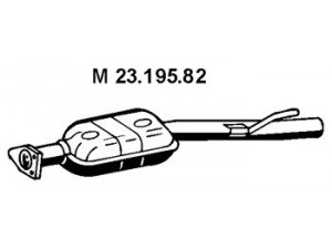 EBERSPÄCHER 23.195.82 vidurinis duslintuvas 
 Išmetimo sistema -> Duslintuvas
202 490 00 15