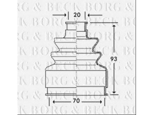BORG & BECK BCB2783 gofruotoji membrana, kardaninis velenas 
 Ratų pavara -> Gofruotoji membrana
6U0407285, 6U0407285, 6U0 407 285