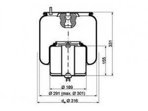 PE Automotive 084.109-41A dėklas, pneumatinė pakaba 
 Pakaba -> Pneumatinė pakaba
001076594, 01076594, 020554755