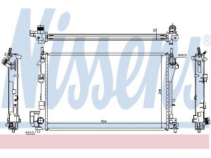 NISSENS 63022A radiatorius, variklio aušinimas 
 Aušinimo sistema -> Radiatorius/alyvos aušintuvas -> Radiatorius/dalys
1300 245, 1300 246, 24418341, 24418343