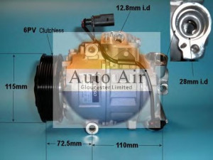 AUTO AIR GLOUCESTER 14-0288 kompresorius, oro kondicionierius 
 Oro kondicionavimas -> Kompresorius/dalys
1K0820803J, 6Q0820803G, 6Q0820803J
