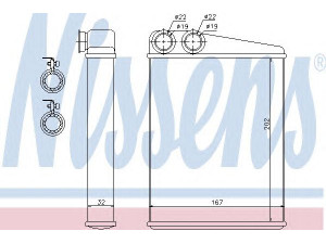 NISSENS 72046 šilumokaitis, salono šildymas 
 Šildymas / vėdinimas -> Šilumokaitis
164 830 00 61, A1648300061