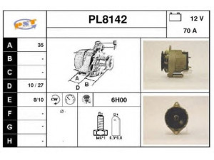 SNRA PL8142 kintamosios srovės generatorius