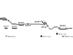 ERNST 010257 išmetimo sistema 
 Išmetimo sistema -> Išmetimo sistema, visa