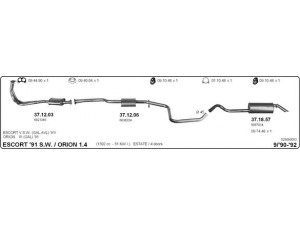 IMASAF 525000053 išmetimo sistema 
 Išmetimo sistema -> Išmetimo sistema, visa