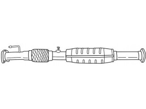 AKS DASIS SG44142 katalizatoriaus keitiklis