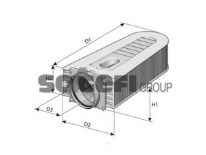 COOPERSFIAAM FILTERS PA7705 oro filtras 
 Techninės priežiūros dalys -> Techninės priežiūros intervalai
6510940104