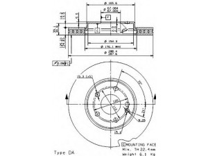BREMBO 09.8681.10 stabdžių diskas 
 Dviratė transporto priemonės -> Stabdžių sistema -> Stabdžių diskai / priedai
1694210212, 1694211112