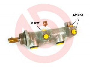BREMBO M 06 012 pagrindinis cilindras, stabdžiai 
 Stabdžių sistema -> Pagrindinis stabdžių cilindras
34311117208, 34311120032, 010079