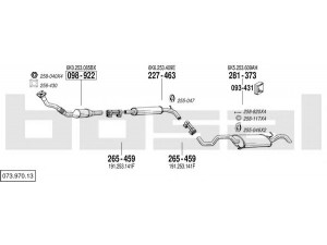 BOSAL 073.970.13 išmetimo sistema 
 Išmetimo sistema -> Išmetimo sistema, visa