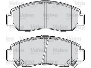 VALEO 598887 stabdžių trinkelių rinkinys, diskinis stabdys 
 Techninės priežiūros dalys -> Papildomas remontas
45022-S6E-E50, 45022-S7A-E00, 45022-S7A-E50