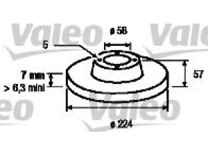 VALEO 186140 stabdžių diskas 
 Dviratė transporto priemonės -> Stabdžių sistema -> Stabdžių diskai / priedai
5462434, 5489362, 95661850