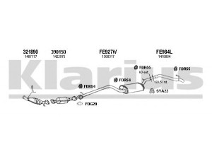 KLARIUS 361820U išmetimo sistema