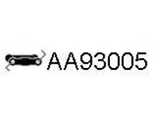 VENEPORTE AA93005 guminė juosta, išmetimo sistema
1203074, 21011203047, 4126729, 4126729
