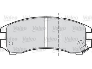 VALEO 598296 stabdžių trinkelių rinkinys, diskinis stabdys 
 Techninės priežiūros dalys -> Papildomas remontas
41060-58A86, 41060-67A85, 41060-72A85