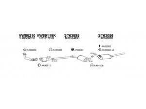VENEPORTE 630135 išmetimo sistema 
 Išmetimo sistema -> Išmetimo sistema, visa
