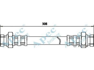 APEC braking HOS3069 stabdžių žarnelė 
 Stabdžių sistema -> Stabdžių žarnelės
BC1D43810