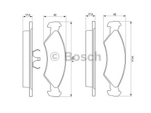BOSCH 0 986 468 570 stabdžių trinkelių rinkinys, diskinis stabdys 
 Techninės priežiūros dalys -> Papildomas remontas
5015917, 5018898, 5023993, 6132471