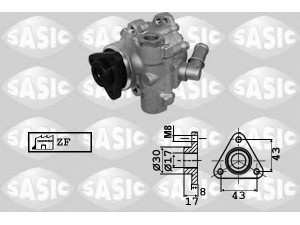 SASIC 7076067 hidraulinis siurblys, vairo sistema 
 Vairavimas -> Vairo pavara/siurblys
32411093124